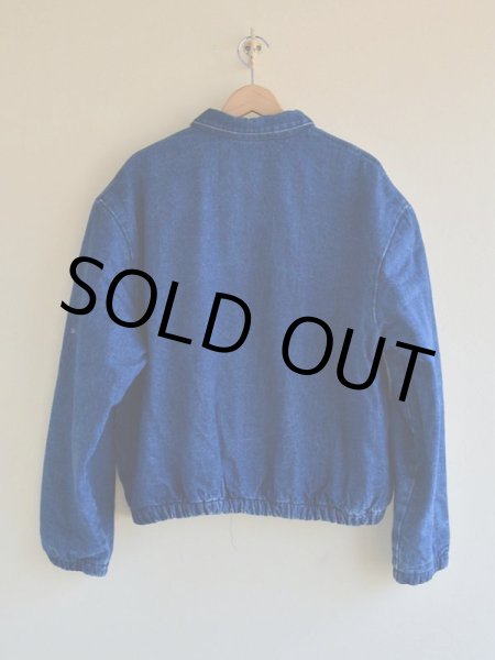 画像2: 1980s L.L.Bean チンスト付き中綿デニムジャケット  表記L  (2)