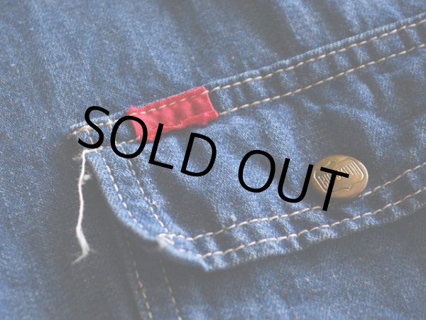 画像5: 1970s BIG SMITH デニムカバーオール　 表記40  (5)