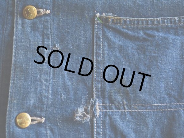 画像9: 1970s BIG SMITH デニムカバーオール　 表記40  (9)