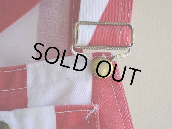 画像4: 1970s BIG SMITH ストライプオーバーオール　 実寸w37  (4)