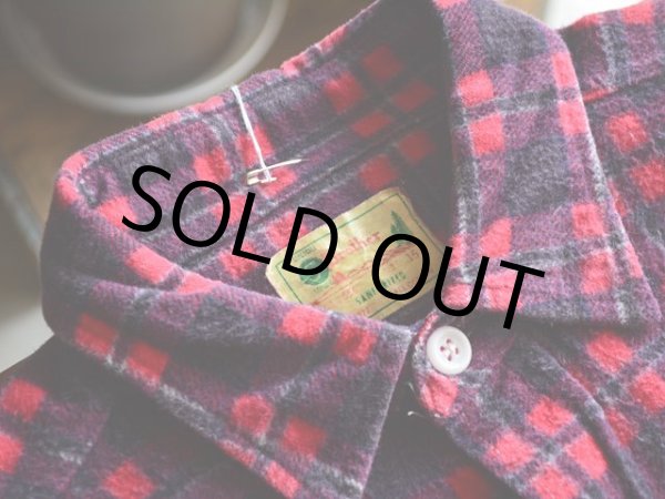 画像3: 1960s 5Brother プリントネルシャツ　 表記15  (3)