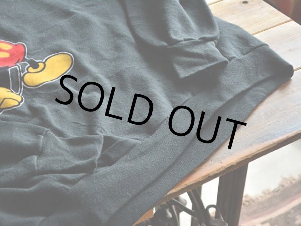 画像8: 1980s Mickey Mouse フロッキースウェット　 表記XXL  (8)