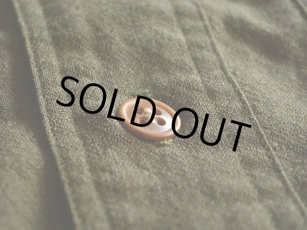 画像10: 1930s RUSSELL UNIFORM CO. チンスト付きワークシャツ　 実寸L  (10)