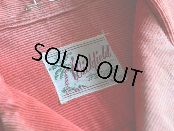 画像3: 1950s Wickfield コーデュロイシャツ　 表記M  (3)