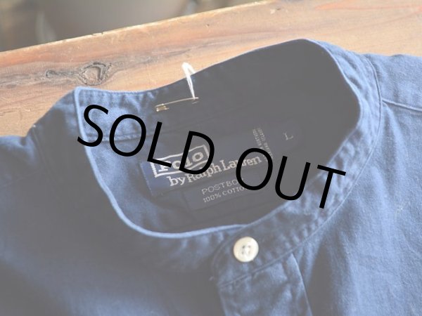 画像3: PoLo RalphLauren バンドカラーシャツ  表記L  (3)