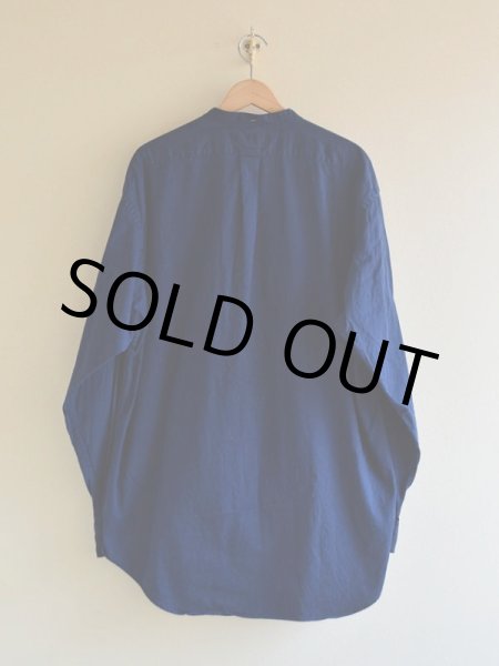 画像2: PoLo RalphLauren バンドカラーシャツ  表記L  (2)