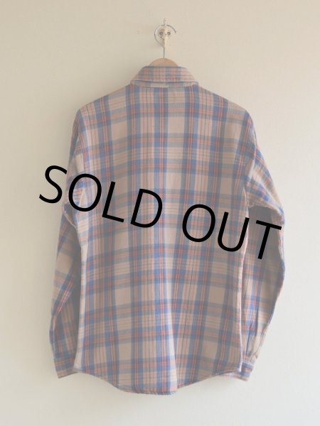 画像2: 1970s〜 FIVE BROTHER ヘビーネルシャツ　 表記M  (2)