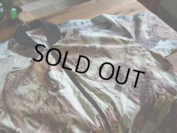 画像6: 1990s ウルフ柄ペーパージャケット　 表記XL  (6)