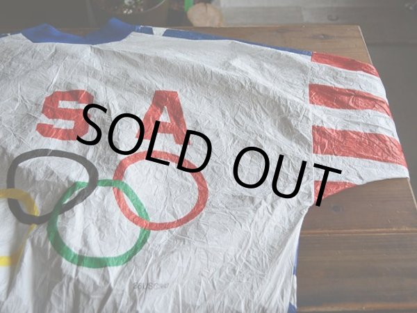 画像8: 1990s USAオリンピック柄ペーパージャケット　 表記XL  (8)