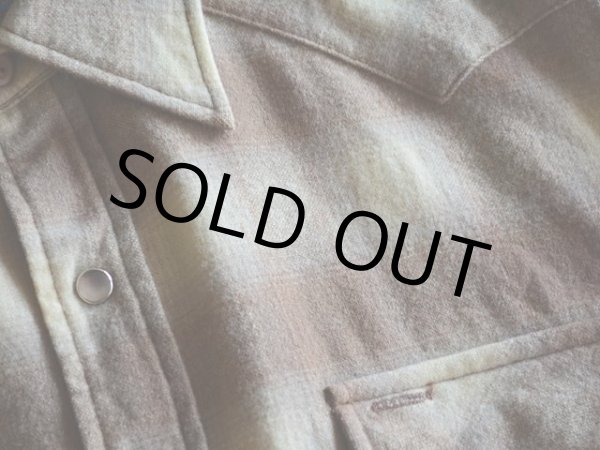 画像8: 1970s PENDLETON オンブレウールウエスタンシャツ　 表記L  (8)