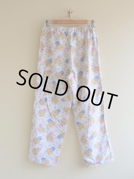 画像2: 1980s ポップコーン柄イージーパンツ　 実寸M  (2)