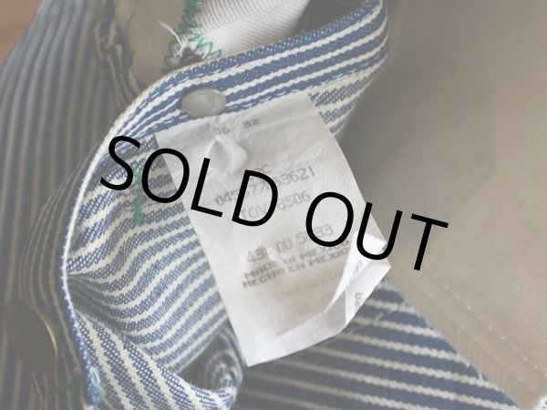 画像10: 1990s LIBERTY ヒッコリーオーバーオール　 DEAD STOCK!!　 表記W36 L32  (10)