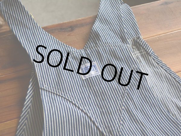 画像8: 1990s LIBERTY ヒッコリーオーバーオール　 DEAD STOCK!!　 表記W36 L32  (8)