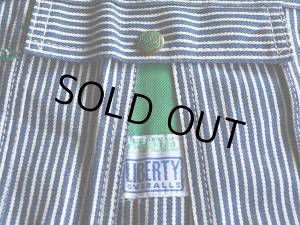 画像4: 1990s LIBERTY ヒッコリーオーバーオール　 DEAD STOCK!!　 表記W36 L32  (4)