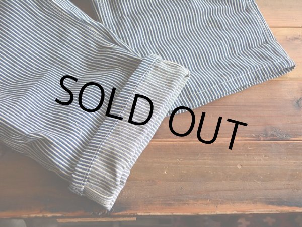 画像7: 1990s LIBERTY ヒッコリーオーバーオール　 DEAD STOCK!!　 表記W36 L32  (7)