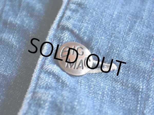 画像4: 〜1960s BIG MAC デニムカバーオール 　 実寸40  (4)