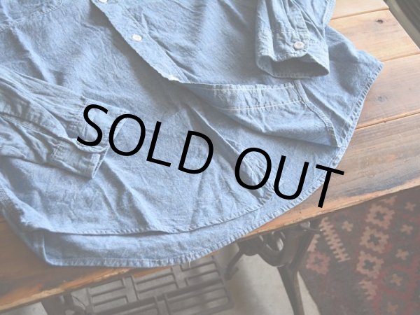 画像6: 1980s BIG MAC シャンブレーシャツ  表記L  (6)