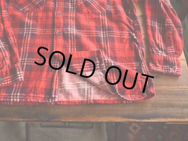 画像5: 1960s〜 PRESCOTT プリントネルシャツ　 表記M  (5)