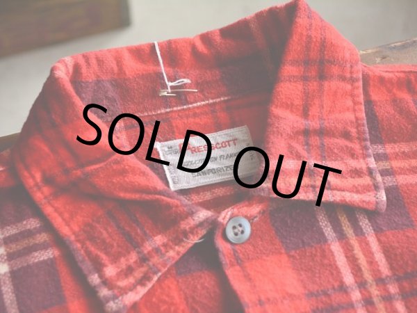 画像3: 1960s〜 PRESCOTT プリントネルシャツ　 表記M  (3)