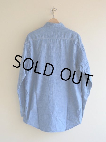 画像2: 1980s BIG MAC シャンブレーシャツ  表記L  (2)