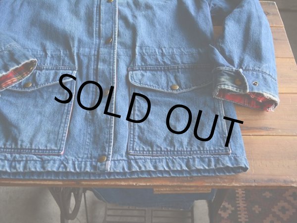 画像7: 1980s L.L.Bean デニムマウンテンパーカー  表記W-M  (7)