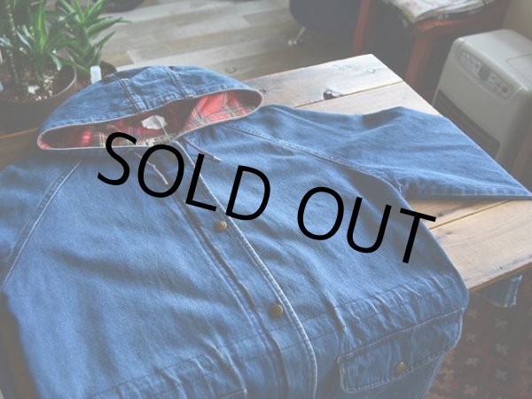 画像5: 1980s L.L.Bean デニムマウンテンパーカー  表記W-M  (5)