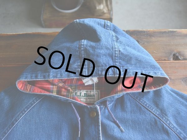 画像4: 1980s L.L.Bean デニムマウンテンパーカー  表記W-M  (4)