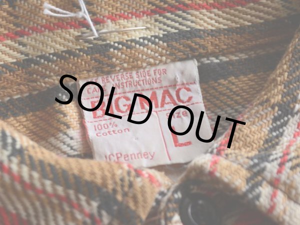 画像3: 1970s BIG MAC ヘビーネルシャツ　 表記L  (3)