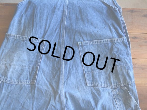 画像10: 1970s OSHKOSH デニムオーバーオール　 表記w34  (10)