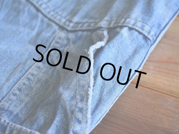 画像12: 1970s OSHKOSH デニムオーバーオール　 表記w34  (12)