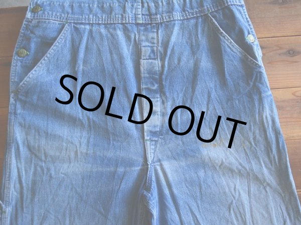 画像6: 1970s OSHKOSH デニムオーバーオール　 表記w34  (6)