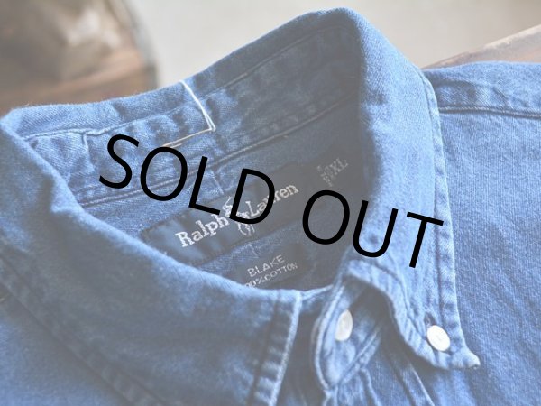画像3: RalphLauren デニムBDシャツ  表記XL  (3)