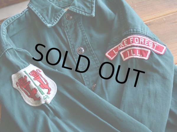 画像6: 1960s BOY SCOUTS EXPLORERシャツ　 実寸S  (6)