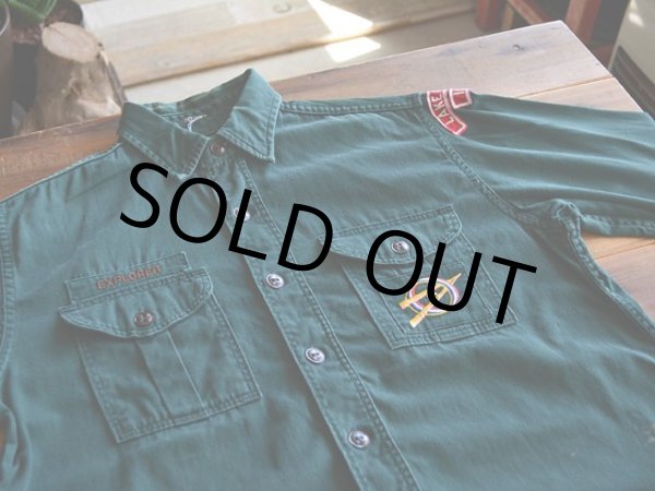 画像4: 1960s BOY SCOUTS EXPLORERシャツ　 実寸S  (4)