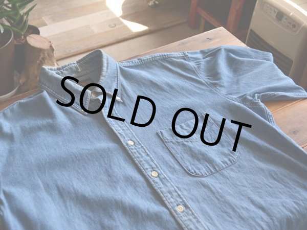 画像4: 1990s J.CREW デニムBDシャツ　 表記M  (4)
