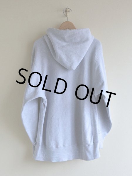 画像2: 1990s Champion リバースウィーブパーカー  染込みプリント  表記XL  (2)