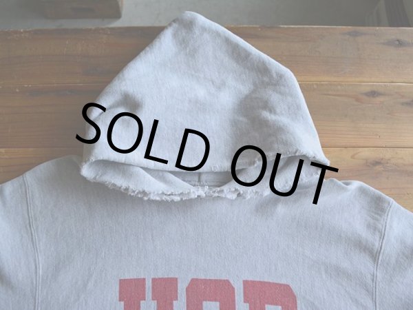 画像5: 1990s Champion リバースウィーブパーカー  染込みプリント  表記XL  (5)