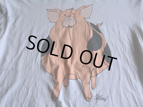 画像5: 1990s ブタ両面プリントTシャツ　 表記XL  (5)