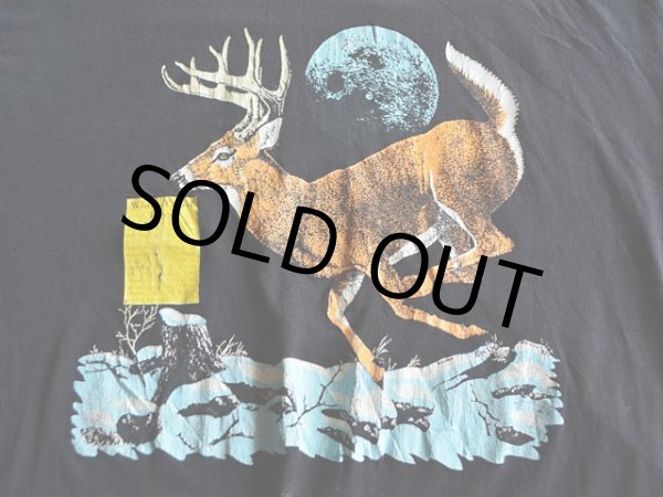 画像5: 1980s White Tailed Deer Tシャツ　 実寸L  (5)
