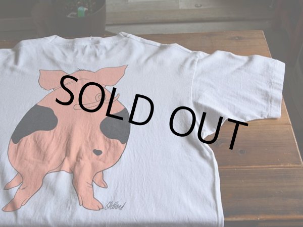 画像6: 1990s ブタ両面プリントTシャツ　 表記XL  (6)