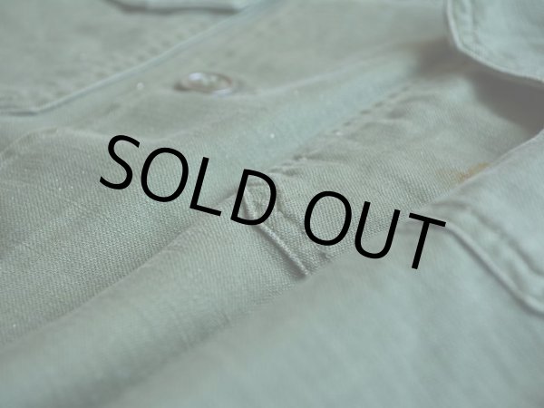 画像9: 1960s US.ARMY ユーティリティシャツ(3rd)　 表記15 1/2  (9)