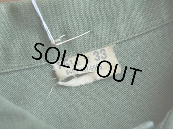 画像3: 1960s US.ARMY ユーティリティシャツ(3rd)　 表記15 1/2  (3)