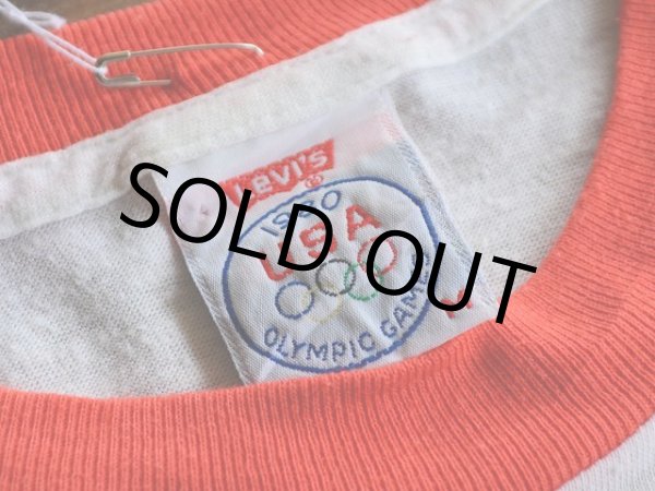 画像3: 1980s Levi's オリンピックリンガーTシャツ  モスクワ五輪  表記M  (3)