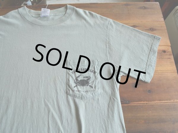 画像5: 1990s The Crab Claw Restaurant セクシープリントポケットTシャツ　 表記M  (5)