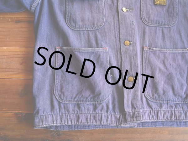 画像8: 1970s ELY デニムカバーオール  表記46  (8)