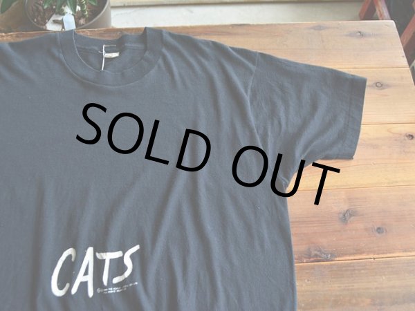 画像4: 1980s ミュージカル CATS Tシャツ　 表記XL  (4)