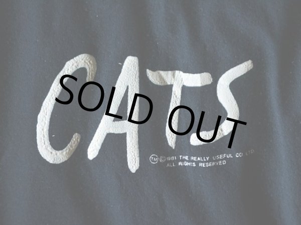 画像5: 1980s ミュージカル CATS Tシャツ　 表記XL  (5)