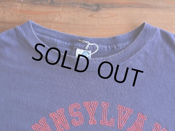 画像4: 1980s ARTEX カレッジTシャツ　 フロッキープリント　 表記L  (4)