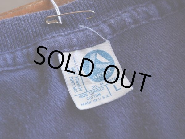 画像3: 1980s ARTEX カレッジTシャツ　 フロッキープリント　 表記L  (3)