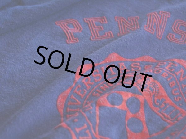 画像6: 1980s ARTEX カレッジTシャツ　 フロッキープリント　 表記L  (6)